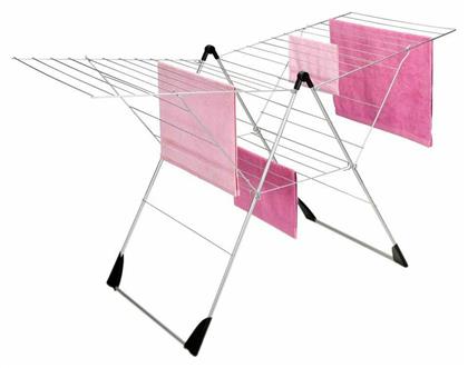 Metaltex Vento Πτυσσόμενη Απλώστρα Δαπέδου από Μέταλλο με Μήκος Απλώματος 30m