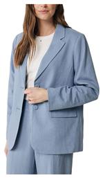Mexx Μακρύ Γυναικείο Σακάκι Faded Blue