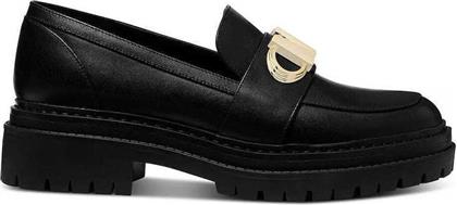 Michael Kors Parker Lug Γυναικεία Loafers σε Μαύρο Χρώμα