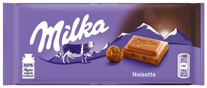 Milka Noisette Σοκολάτα Γάλακτος Φουντούκι 100gr από το Panora