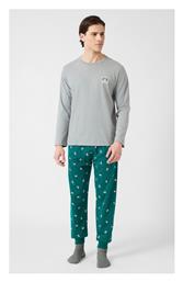 Minerva Χειμερινή Ανδρική Πιτζάμα Βαμβακερή