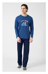 Minerva Coffee Cup Χειμερινή Ανδρική Πιτζάμα Βαμβακερή