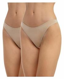 Minerva Γυναικεία String 2Pack Μπεζ