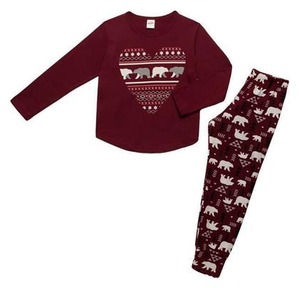 Minerva Παιδική Πιτζάμα Χειμωνιάτικη Bear