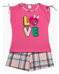 Minerva Παιδική Πιτζάμα Καλοκαιρινή Love
