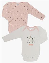 Minerva Penguin Princess Σετ Βρεφικό Φορμάκι Μακρυμάνικο Πολύχρωμο 2τμχ