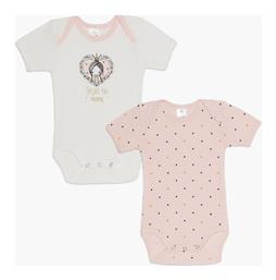 Minerva Perfect Like Mommy Σετ Βρεφικό Φορμάκι Κοντομάνικο Πολύχρωμο 2τμχ