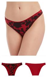 Minerva Rio Fimelle Γυναικεία Slip 2Pack Κόκκινα από το Tres Chic