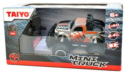 Mini Truck Off Roader Τηλεκατευθυνόμενο Αυτοκίνητο Gun Metal 1:40