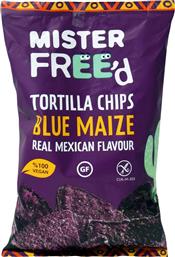 Mister Free'd Nachos με Γεύση Blue Maize Χωρίς Γλουτένη 135gr από το e-Fresh