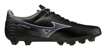 Mizuno Alpha Select FG Χαμηλά Ποδοσφαιρικά Παπούτσια με Τάπες Μαύρα από το MybrandShoes