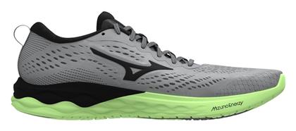 Mizuno Wave Revolt 2 Ανδρικά Αθλητικά Παπούτσια Running Γκρι