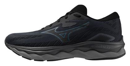 Mizuno Wave Serene Ανδρικά Αθλητικά Παπούτσια Running Μαύρα Αδιάβροχα με Μεμβράνη Gore-Tex