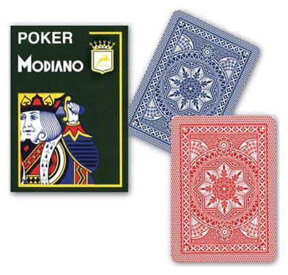 Modiano Cristallo Τράπουλα Πλαστικοποιημένη για Poker Μπλε από το Plus4u