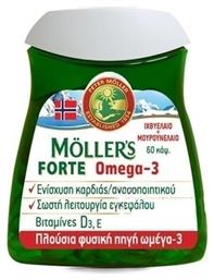 Moller's Forte Omega 3 Μουρουνέλαιο και Ιχθυέλαιο 60 κάψουλες από το Pharm24