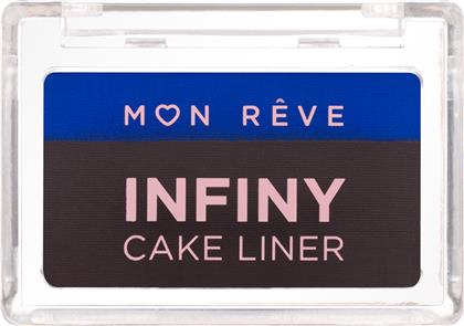 Mon Reve Infiny Πινέλο Eye Liner 03 Brown & Royal Blue 3gr