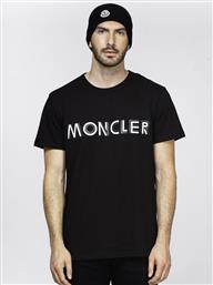 MONCLER Μπλούζα T-Shirt F2918C759108390T-999 ΜΑΥΡΟ από το Maroudas
