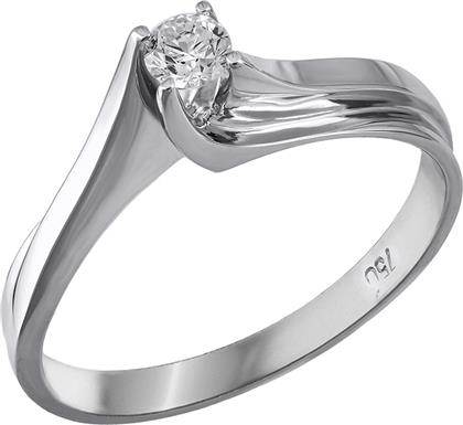 Μονόπετρο δαχτυλίδι Κ18 με διαμάντι 014138 014138 Χρυσός 18 Καράτια από το Kosmima24