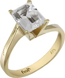 Μονόπετρο swarovski δαχτυλίδι από χρυσό Κ14 025772 025772 Χρυσός 14 Καράτια από το Kosmima24