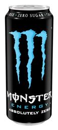 Monster Absolutely Zero Energy Drink με Ανθρακικό, Χωρίς Ζάχαρη x500ml