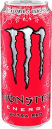 Monster Ultra Red Κουτί Energy Drink με Ανθρακικό Χωρίς Ζάχαρη 500ml από το e-Fresh