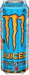 Monster Juice Κουτί Energy Drink Mango Loco με Ανθρακικό 500ml από το e-Fresh
