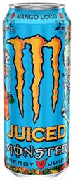 Monster Juice Energy Drink Mango Loco με Ανθρακικό 500ml από το e-Fresh