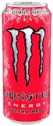 Monster Ultra Red Energy Drink με Ανθρακικό, Χωρίς Ζάχαρη 500ml