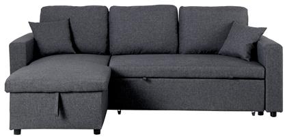 Montreal Γωνιακός Καναπές Κρεβάτι 223x146x83εκ. Ανθρακί
