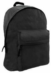 Mood Mood Omega Μαύρη Σχολική Τσάντα Πλάτης Γυμνασίου - Λυκείου σε Μαύρο χρώμα Μ32 x Π16 x Υ42cm από το e-shop