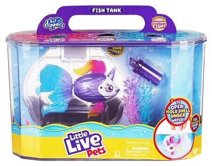 Moose Toys Παιχνίδι Μινιατούρα Little Live Pets Ενυδρείο με Ψαράκι Aquaritos για 5+ Ετών 10εκ.