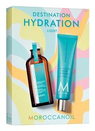 Moroccanoil Destination Hydration Light Σετ Περιποίησης Μαλλιών για Λείανση 2τμχ από το Zizel