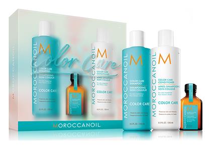 Moroccanoil Spring Color Σετ Περιποίησης Μαλλιών για Διατήρηση Χρώματος 3τμχ