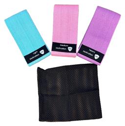 MotivationPro Fitness Mini Loop Bands Σετ 3τμχ Πολύχρωμα