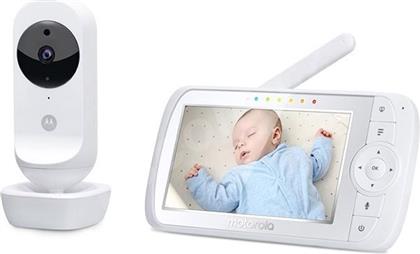 Motorola Ασύρματη Ενδοεπικοινωνία Μωρού Ease 35 με Κάμερα & Οθόνη 5'' με Αμφίδρομη Επικοινωνία & Νανουρίσματα από το Plus4u