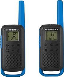 Motorola Talkabout T62 Ασύρματος Πομποδέκτης PMR με Μονόχρωμη Οθόνη Σετ 2τμχ Σε Μπλε Χρώμα από το e-shop