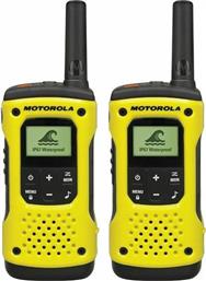 Motorola Talkabout T92 H2O Ασύρματος Πομποδέκτης PMR με Μονόχρωμη Οθόνη Σετ 2τμχ Σε Κίτρινο Χρώμα από το e-shop