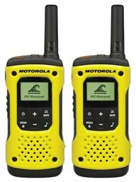 Motorola Talkabout T92 H2O Ασύρματος Πομποδέκτης PMR 0.5W με Μονόχρωμη Οθόνη Σετ 2τμχ Σε Κίτρινο Χρώμα από το e-shop