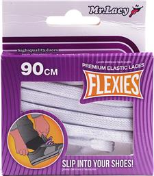 MR.LACY Flexies 90cm Κορδόνια Παπουτσιών 2000060012348 White
