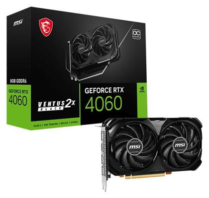 MSI GeForce RTX 4060 8GB GDDR6 Ventus 2X OC Κάρτα Γραφικών