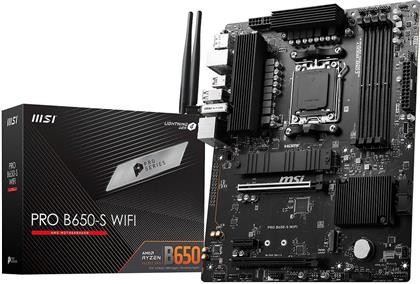 MSI Pro B650-S WIFI Motherboard ATX με AMD AM5 Socket από το e-shop