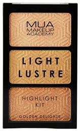 MUA Light Lustre Trio Highlight Golden Delights 9gr