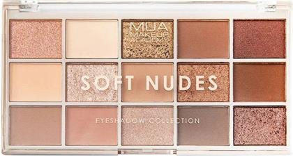MUA Soft Nudes Παλέτα με Σκιές Ματιών σε Στερεή Μορφή Πολύχρωμη 12gr από το Plus4u