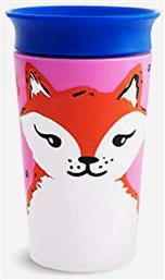 Munchkin Παιδικό Ποτηράκι Miracle 360° Wildlove Sippy Cup από Πλαστικό Μπλε 266ml για 12m+