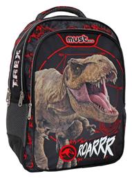 Must Jurassic Trex Roarrr Τσάντα Πλάτης Δημοτικού Πολύχρωμη 25lt 000570894