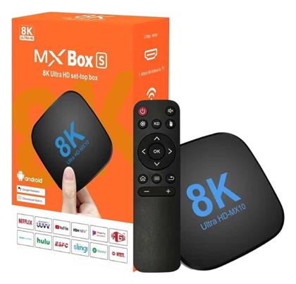 MX10 8K 4K UHD 4GB RAM με Android 13.0