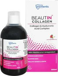 My Elements Beautin Collagen & Hyaluronic with Vitamins A,B,C & Magnesium 500ml Φράουλα-Βανίλια από το Pharm24