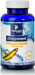 My Elements OmegaNeed Cod Liver Oil Μουρουνέλαιο Κατάλληλο για Παιδιά 120 μαλακές κάψουλες από το Pharm24