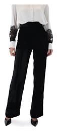 MY T Pants Γυναικείο Ψηλόμεσο Βελούδινο Παντελόνι Straight