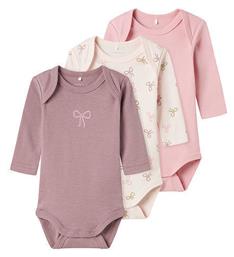 Name It Σετ Κορμάκια Barely Pink